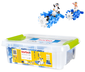 Klocki konstrukcyjne Edu Igloo 390 elementów Korbo